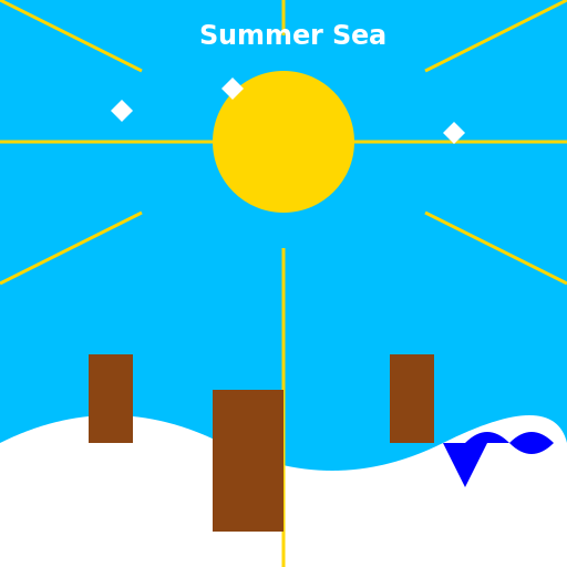 Summer Sea - DrawGPT
