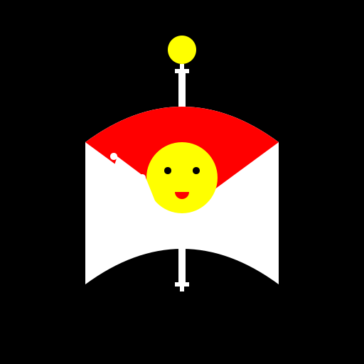 Caduceus Staff with a Cross - DrawGPT