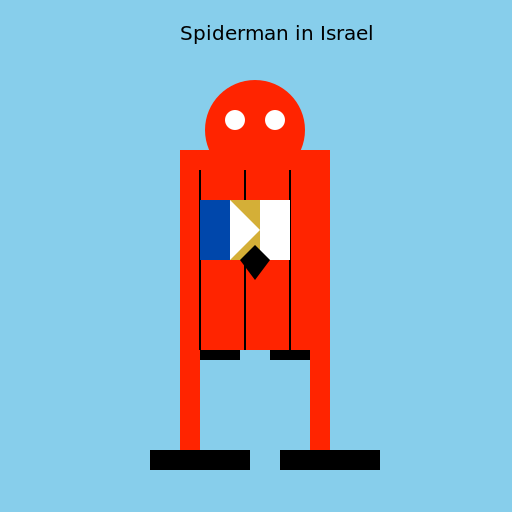 Spiderman in Israel - DrawGPT