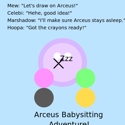 Arceus Babysitting Adventure - DrawGPT