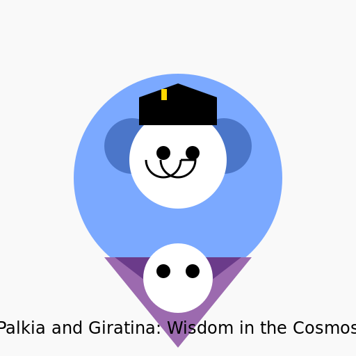 Palkia and Giratina as Wise Seniors - DrawGPT