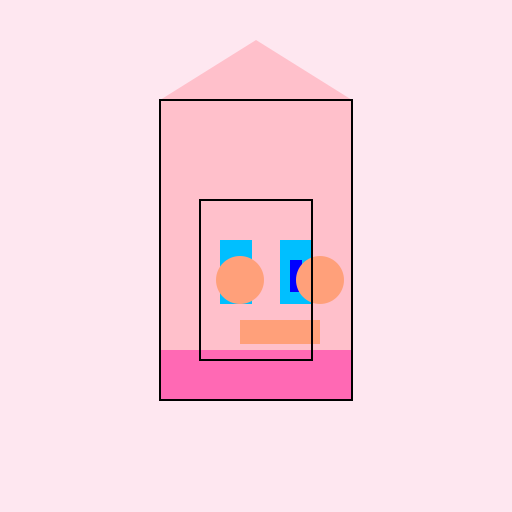 Anime Girl with Pink Hair and Cat Ears - DrawGPT