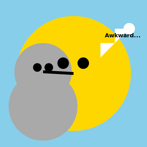 An Awkward Hug - DrawGPT