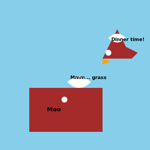 An Eagle Snatching a Cow - DrawGPT