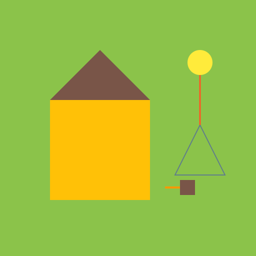 English Garden with Leashed Woman and Salt Lick - DrawGPT