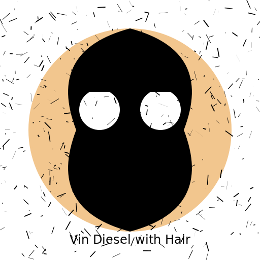 Vin Diesel with Hair - DrawGPT