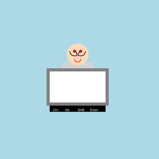 A Person with a Laptop - DrawGPT