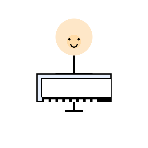 Stickman with Laptop - DrawGPT