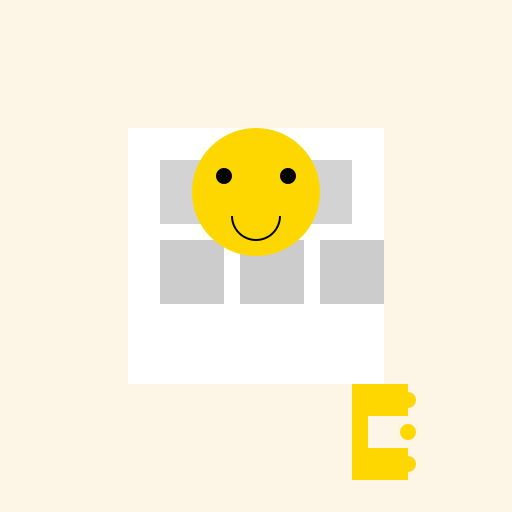 Sketch style calculator smiling and waving - DrawGPT