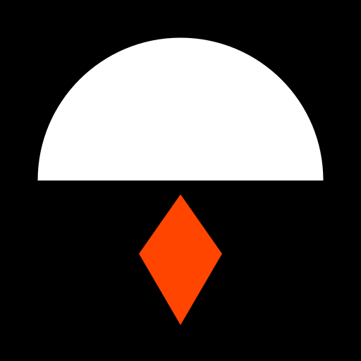 Half Moon with Flame - DrawGPT