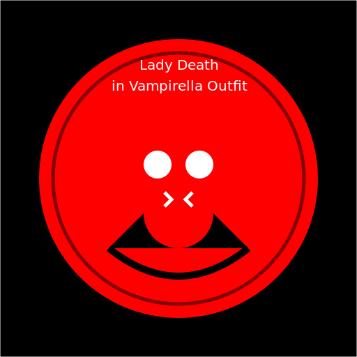 Lady Death in Vampirella Outfit - DrawGPT