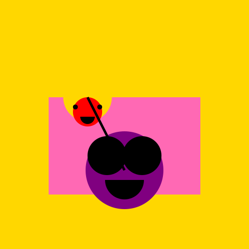 Grimace Shooting Ronald McDonald in a Play Place - DrawGPT