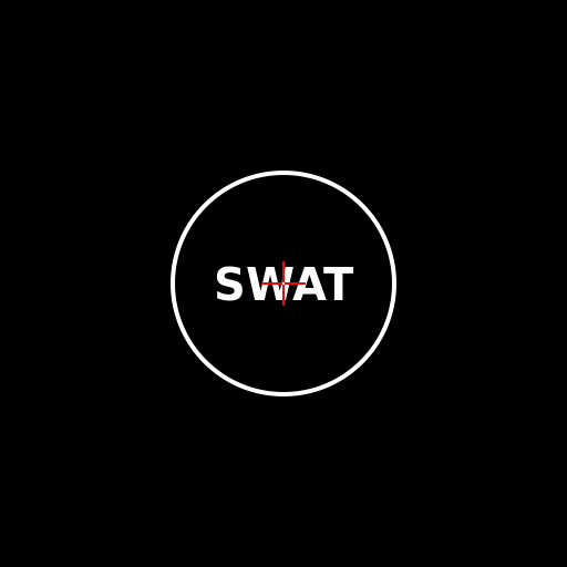 SWAT Emblem with Tactical Crosshair - DrawGPT