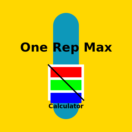 One Rep Max Calculator Logo - DrawGPT