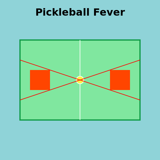 Pickleball Fever: The Pickle Showdown - DrawGPT