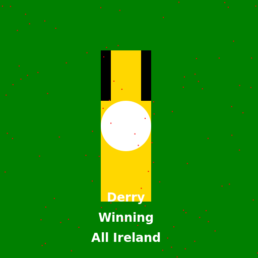 Derry Winning All Ireland - DrawGPT