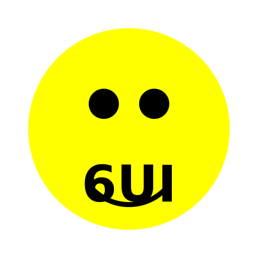 Smiling Icon with the word 6UI - DrawGPT