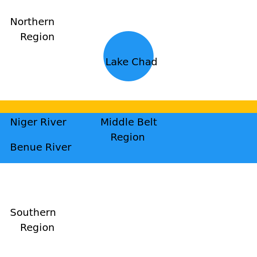 Map of Nigeria - DrawGPT