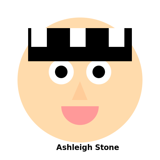Ashleigh Stone Music with a Piano Key Headdress - DrawGPT
