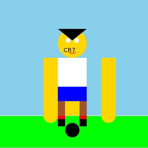 Cristiano Ronaldo - The Football Legend - DrawGPT