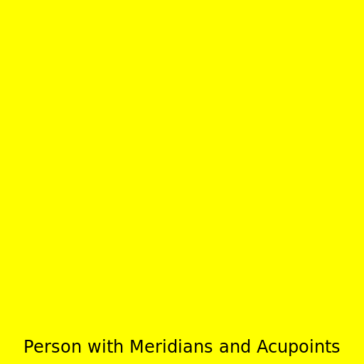 Person with All Meridians and Acupoints - DrawGPT