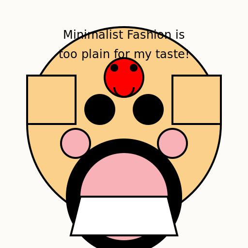 Mimikyu's Opinion on Minimalist Clothing Style - DrawGPT