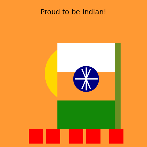 Patriotism in India - DrawGPT