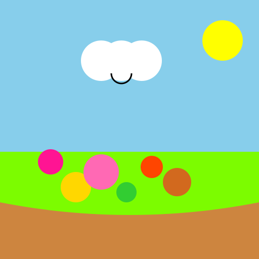 A Colorful Adventure Through Blooming Meadows - DrawGPT