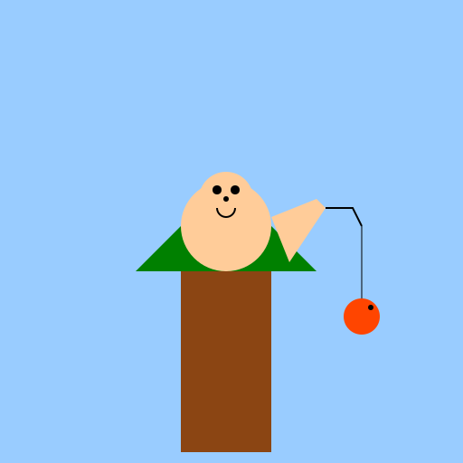 Orangutan Going Fishing - DrawGPT