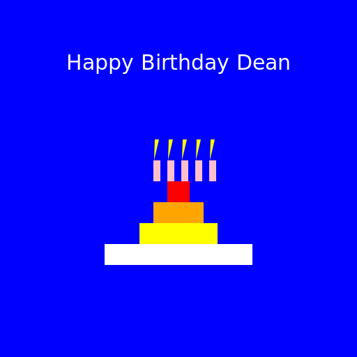 Happy Birthday Dean - DrawGPT