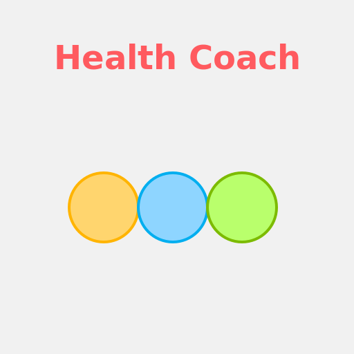Health Coach Logo with Fun Font and People - DrawGPT
