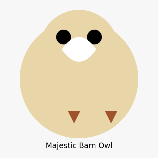 Majestic Barn Owl Tattoo - DrawGPT