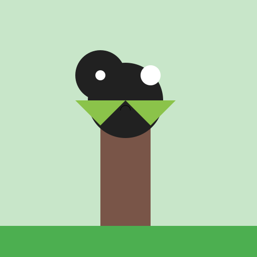 Elephant Standing Under the Tree - DrawGPT