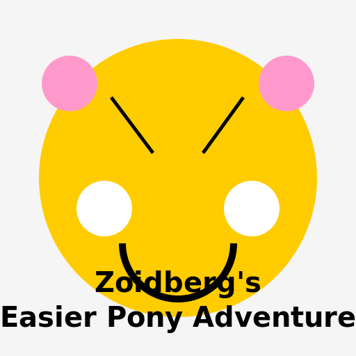 Zoidberg's Easier Pony Adventure Logo - DrawGPT