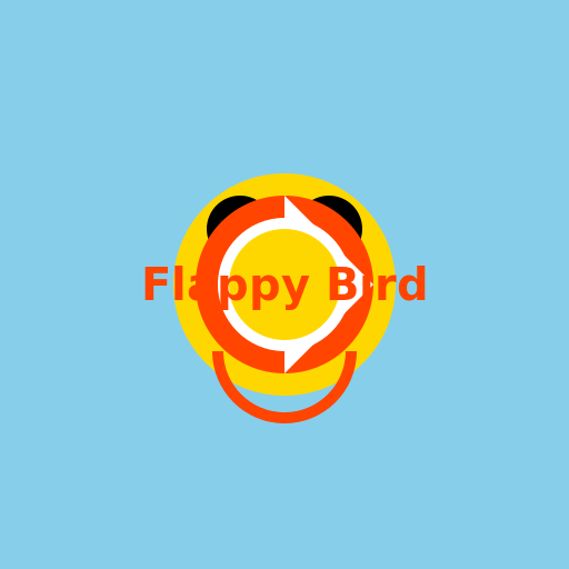Flappy Bird Logo - Playful Bird - DrawGPT