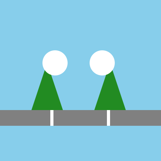 Trees with Skyline - DrawGPT