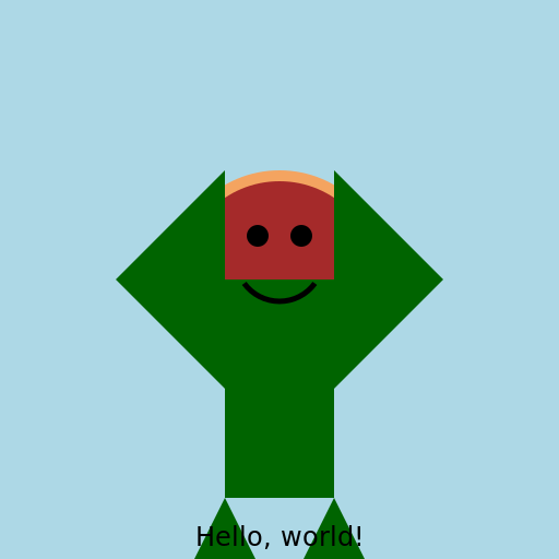 A Man with Brown Hair and a Dark Green Shirt - DrawGPT