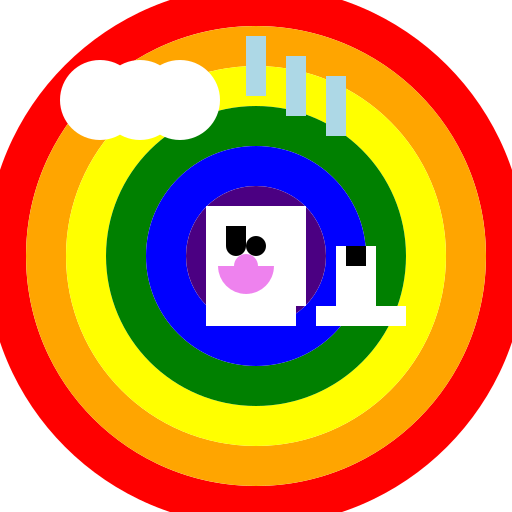 Dead Unicorn at the End of a Rainbow - DrawGPT