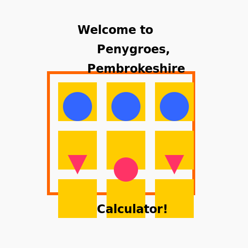 Penygroes, Pembrokeshire Calculator Logo - DrawGPT