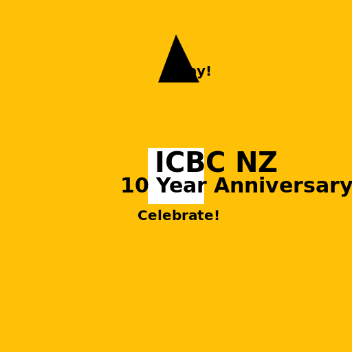 10 Year Anniversary Logo for ICBC NZ - AI Prompt #8972 - DrawGPT