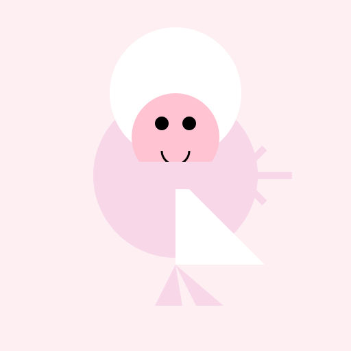 Innocence Princess Running with a White Dress - DrawGPT