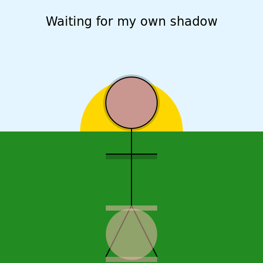 Sedang menunggu bayangan sendiri - DrawGPT