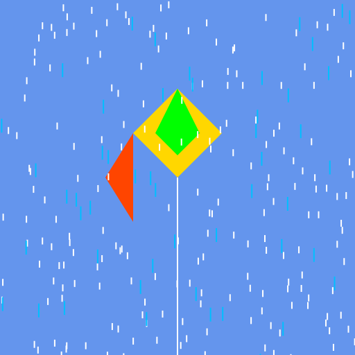 Layang Layang di Waktu Hujan - DrawGPT