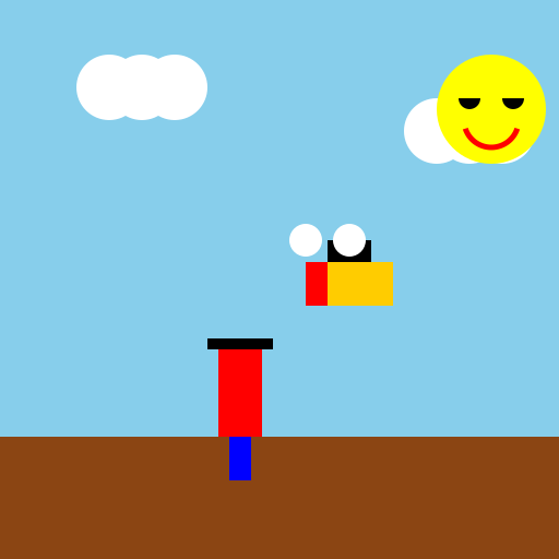 Mario Bros Flying Helicopter - DrawGPT