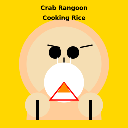 Asian Man Cooking Rice and Crab Rangoon - DrawGPT
