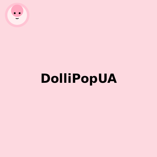 DolliPopUA Logo - Handmade Children's Doll Store - DrawGPT