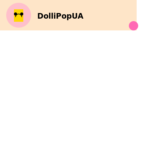 DolliPopUA - Handmade Doll Store Logo - DrawGPT