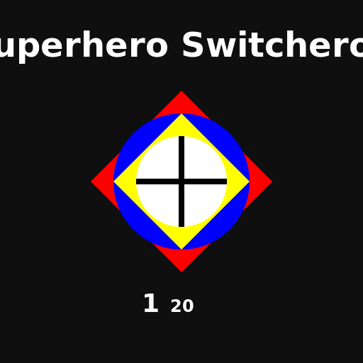 Superhero Switcheroo Logo - DrawGPT