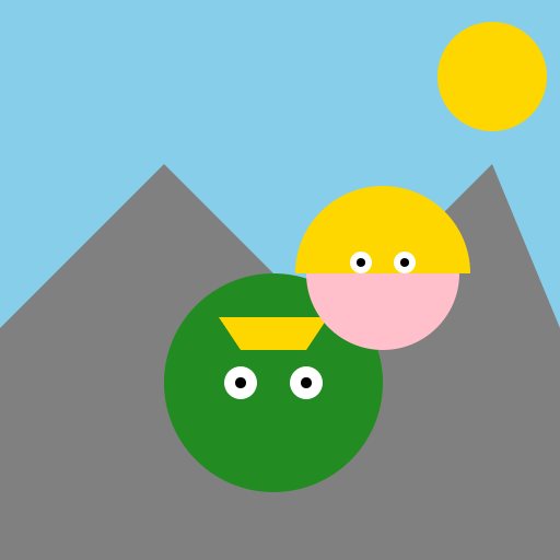 Elf King Marrying Human Princess - DrawGPT