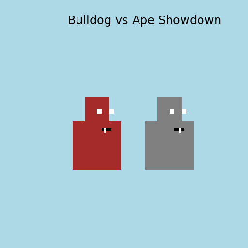Bulldog vs Ape Showdown - DrawGPT
